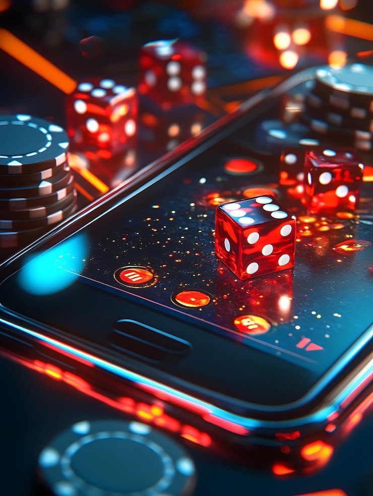 Ilustrasi sistem keamanan digital dengan gembok dan jaringan data yang mengamankan akun pengguna